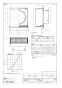 パナソニック FY-CUXE06-W(ホワイト) 商品図面 施工説明書 排気フード ホワイト 商品図面1