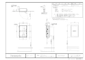 パナソニック GPH40UMK 商品図面 施工説明書 埋込式ミドルキャビネット 商品図面1