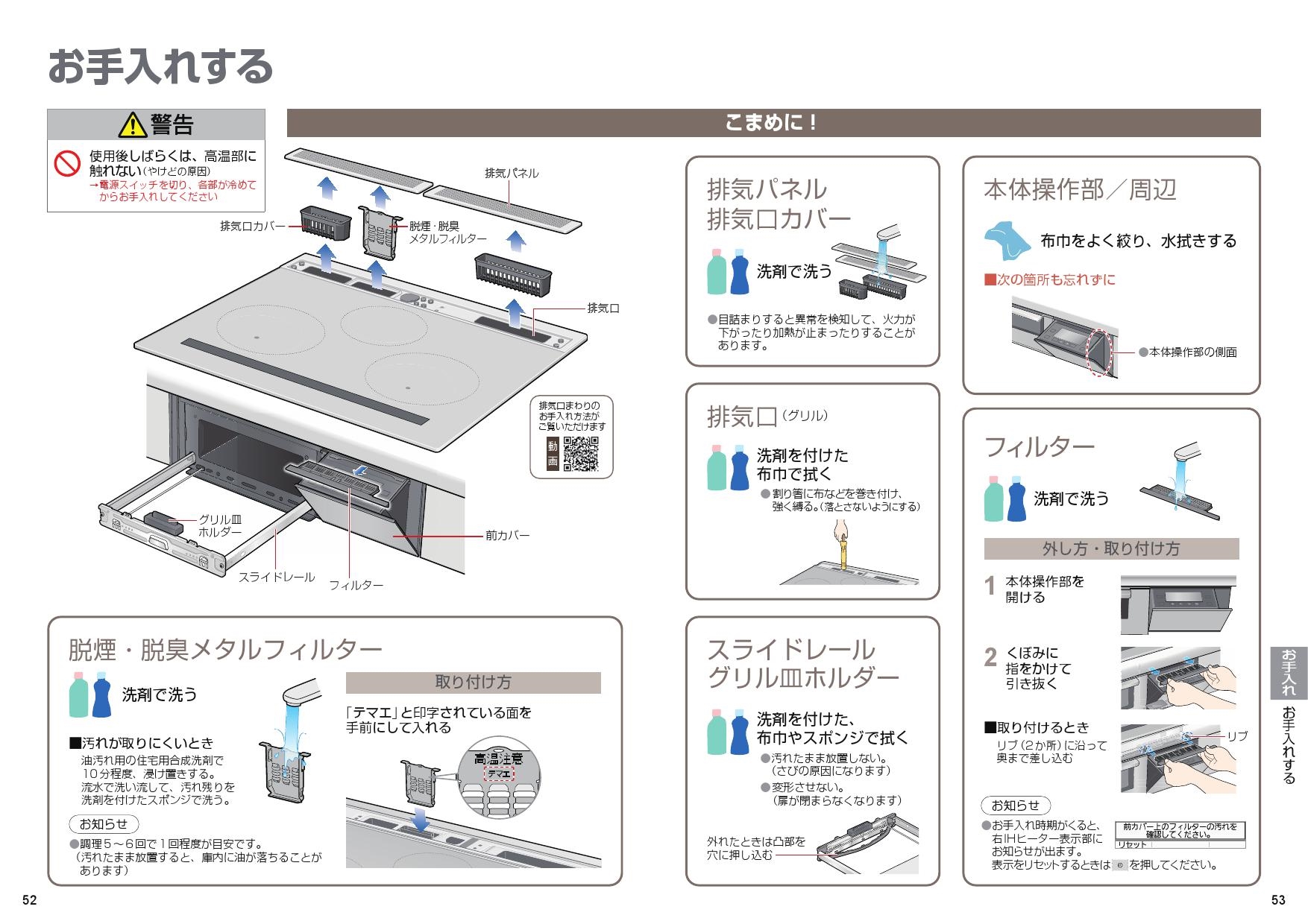 未開封・未使用 Panasonic KZ-D32AS IH クッキングヒーター 取説 付属
