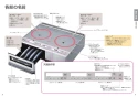 パナソニック KZ-E60KG 取扱説明書 商品図面 施工説明書 IHクッキングヒーター 据置タイプ KGタイプ 取扱説明書5