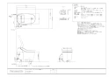 パナソニック CH160FW 商品図面 施工説明書 アラウーノS160 配管セット 商品図面1
