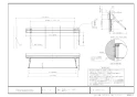 パナソニック CWFBT8101W 商品図面 ホシ姫サマ 室内物干しユニット 手動・壁付け・ショートサイズ　操作右ひも仕様 標準仕様 商品図面1