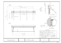 パナソニック CWFBT8101WL 商品図面 ホシ姫サマ 室内物干しユニット 手動・壁付け・ショートサイズ　操作左ひも仕様 商品図面1