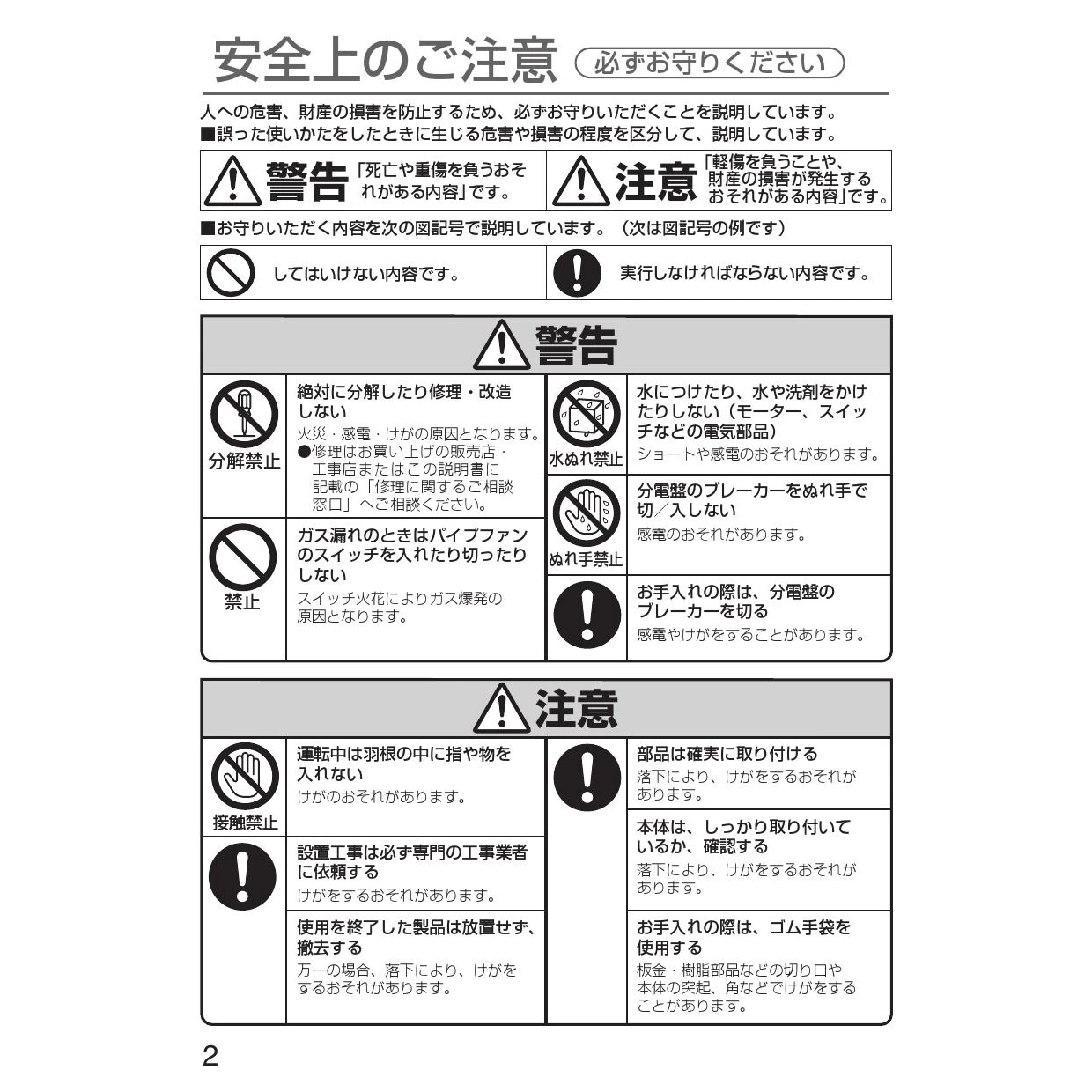 パナソニック FY-08PS9VD-W 取扱説明書 商品図面 施工説明書 パナソニック FY-08PS9VD-W 取扱説明書 商品図面 施工説明書