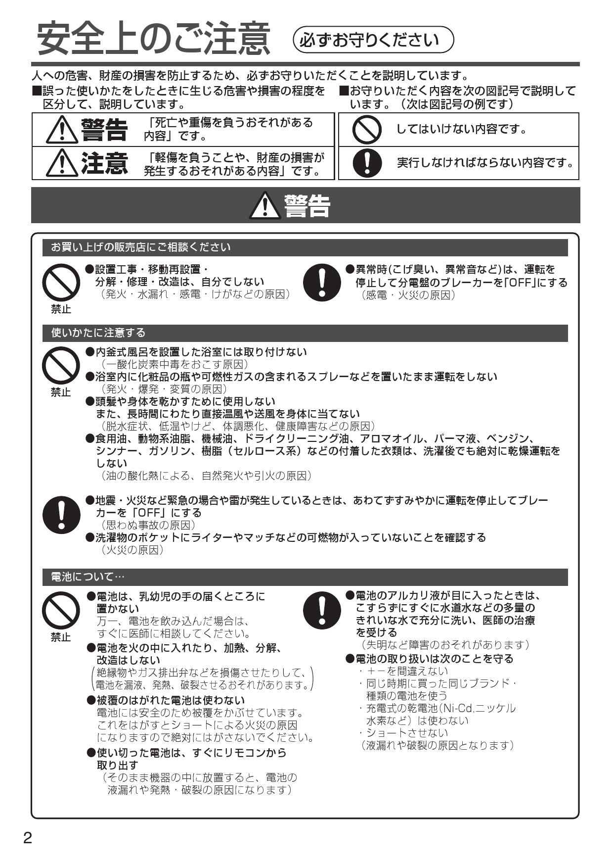 パナソニック FY-24UW5取扱説明書 商品図面 施工説明書 | 通販 プロストア ダイレクト