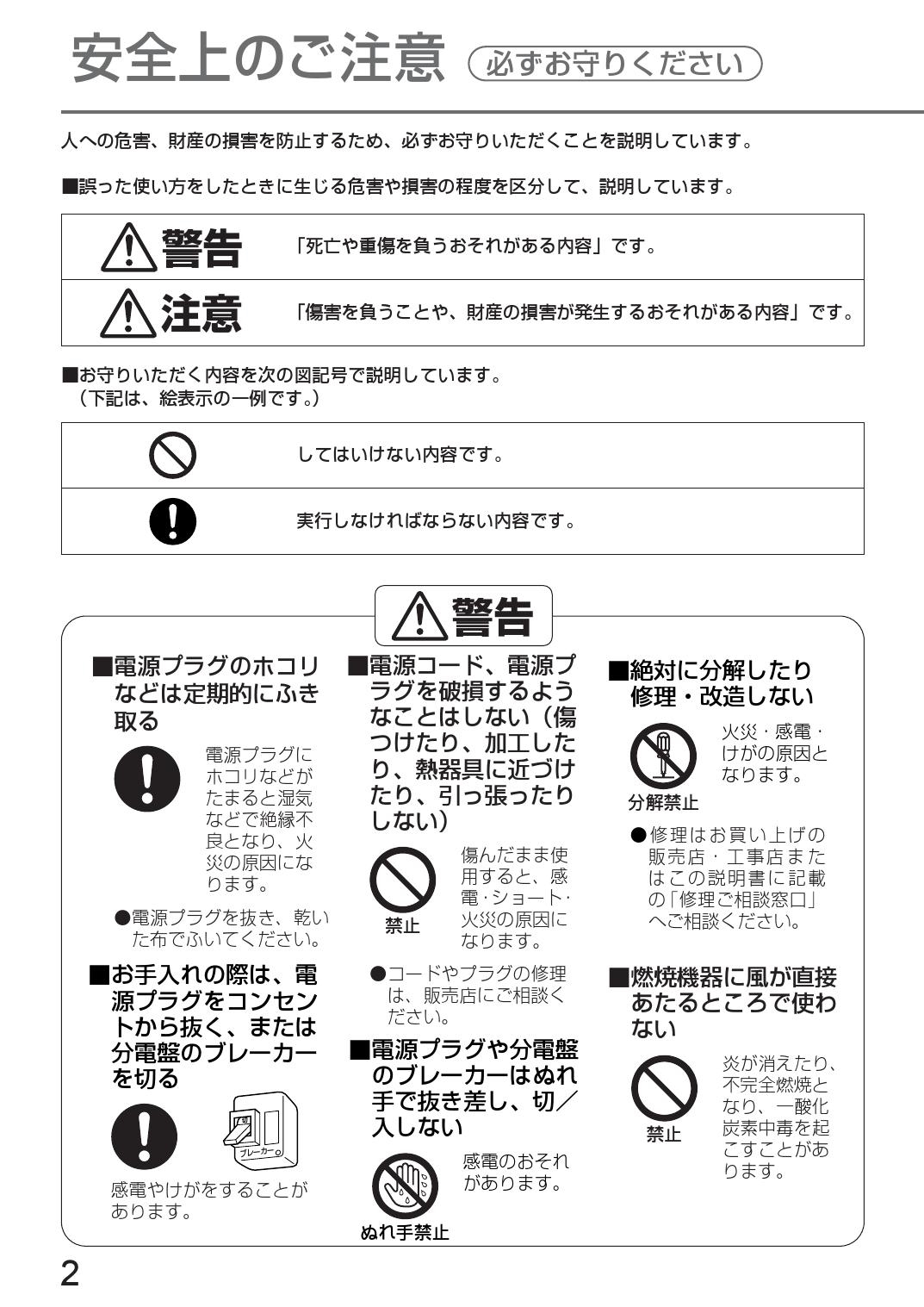 パナソニック Fy 60s W取扱説明書 商品図面 施工説明書 通販 プロストア ダイレクト