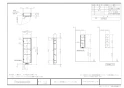 パナソニック GLM030BN1L 商品図面 施工説明書 埋込収納棚 商品図面1