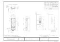 パナソニック GLM030BT1L 商品図面 施工説明書 埋込タオル収納 商品図面1