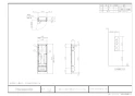 パナソニック GLM030BT2L 商品図面 施工説明書 埋込タオル収納 商品図面1