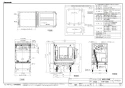 パナソニック NP-45KD9A 取扱説明書 商品図面 施工説明書 ビルトイン食器洗い乾燥機 フルオートオープン食洗機（フル面材Ｄ） 商品図面1
