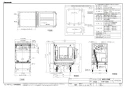 パナソニック NP-45KD9W 取扱説明書 商品図面 施工説明書 ビルトイン食器洗い乾燥機 フルオートオープン食洗機（フル面材Ｄ） 商品図面1