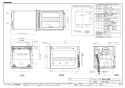 パナソニック NP-45KS9W 取扱説明書 商品図面 施工説明書 ビルトイン食器洗い乾燥機 フルオートオープン食洗機（フル面材Ｄ） 商品図面1