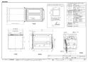 パナソニック NP-45VS9S 取扱説明書 商品図面 施工説明書 ビルトイン食器洗い乾燥機 フルオートオープン食洗機（フル面材Ｄ） 商品図面1