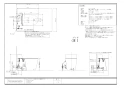 パナソニック XCH301PWS アラウーノＶ 便座なし 取扱説明書 商品図面 施工説明書 アラウーノＶ 便座なし 商品図面1