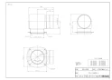 リンナイ EFLU-100KPK-A 商品図面 施工説明書 φ100KP直角エルボ 商品図面1