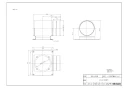 リンナイ EFLU-100KPK 商品図面 施工説明書 φ100KP直角エルボ 商品図面1