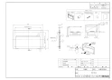 リンナイ RB-55S2 商品図面 施工説明書 防熱板 55S2（側壁用・壁ビス止めタイプ） 商品図面1