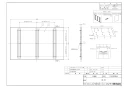 リンナイ RB-90T 商品図面 施工説明書 防熱板　90T（天井用） 商品図面1