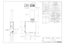 リンナイ RF-110YPSFF(A) 13A 取扱説明書 商品図面 施工説明書 器具仕様書 ガスふろがま FF式 おいだき専用 商品図面1