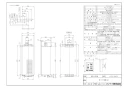 リンナイ RF-111SWF(A) 13A 取扱説明書 商品図面 施工説明書 器具仕様書 ガスふろがま FE式 おいだき専用 商品図面1