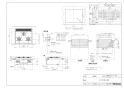 リンナイ RS31W36H2RBW 13A 取扱説明書 商品図面 施工説明書 器具仕様書 グリル付ガスビルトインコンロ メタルトップシリーズ 商品図面1