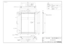 リンナイ UOP-G030A-TME 商品図面 施工説明書 扉内設置用取付BOX 商品図面1