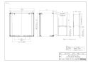 リンナイ WOP-H101(K)SS 商品図面 施工説明書 配管カバー 商品図面1
