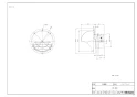 リンナイ DF-80A 商品図面 施工説明書 パイプフード 商品図面1