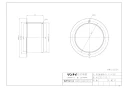 リンナイ DG-100-1 商品図面 排湿口ガイド 商品図面1