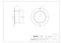 リンナイ DG-80-1 商品図面 排湿口ガイド 商品図面1