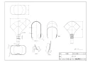 リンナイ DPCL-80 取扱説明書 商品図面 排湿管カバーエルボ 商品図面1