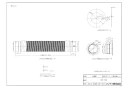 リンナイ DPS-100S 商品図面 施工説明書 ダンパー付排湿管セット 商品図面1