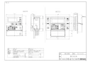 MBC-240V-HOL 取扱説明書 商品図面 施工説明書 器具仕様書 ふろ給湯器 浴室・台所リモコンのセット 商品図面1