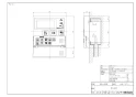 リンナイ MC-240V 取扱説明書 商品図面 施工説明書 器具仕様書 台所リモコン 商品図面1
