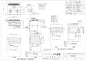 リンナイ RB38W6K8SWR 13A 取扱説明書 商品図面 施工説明書 器具仕様書 グリル付ガスビルトインコンロ ブラン 商品図面1