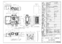 リンナイ RBH-C333WK3SNP(A) 取扱説明書 商品図面 施工説明書 器具仕様書 浴室暖房乾燥機 天井埋込形 開口コンパクトタイプ 脱衣室暖房機能付 商品図面1