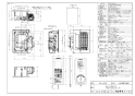 リンナイ RBH-C338K1DP 取扱説明書 商品図面 施工説明書 器具仕様書 温水式浴室暖房乾燥機 天井埋込形 開口コンパクトタイプ 商品図面1