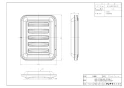 リンナイ RBO-PC90W 取扱説明書 商品図面 ココットプレート(ワイドグリル) 商品図面1