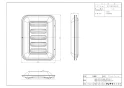 RBO-PC91S-C 取扱説明書 商品図面 ココットプレート(標準グリル)カフェベージュ 商品図面1