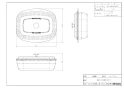 リンナイ RBO-TCV-1 取扱説明書 商品図面 ザ・ココット単品 商品図面1