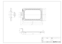リンナイ RCP-65V 取扱説明書 商品図面 クッキングプレート（両面焼用） 商品図面1