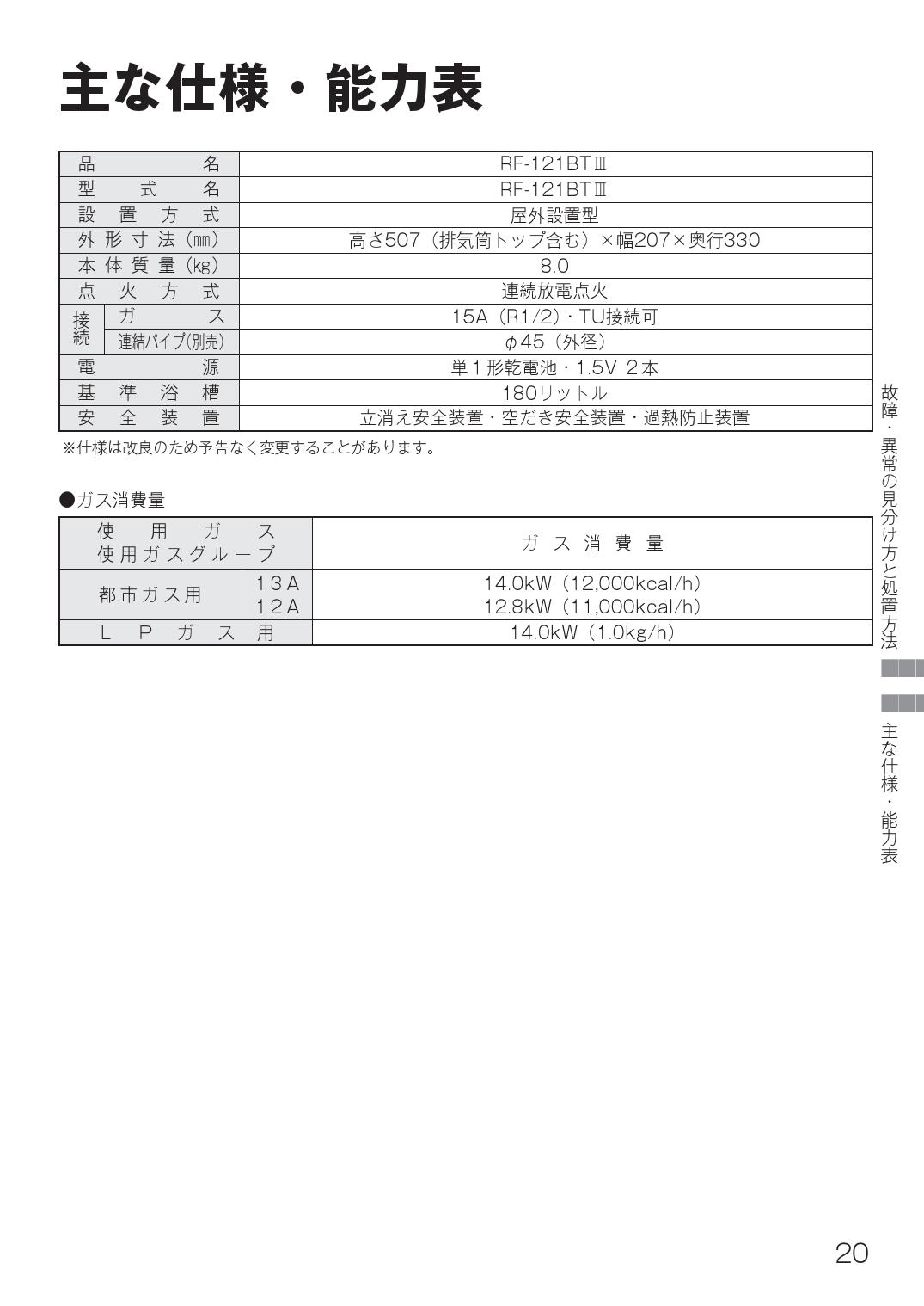 ☆大感謝セール】 リンナイ ガス風呂釜 屋外式 おいだき専用 :RF-121BT3-13A
