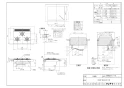 リンナイ RHB31W22E2R-STW 13A 取扱説明書 商品図面 施工説明書 器具仕様書 グリル付ガスビルトインコンロ デリシア 商品図面1