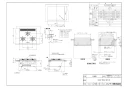 リンナイ RHB31W30E16RSTW 13A 取扱説明書 商品図面 施工説明書 器具仕様書 グリル付ガスビルトインコンロ デリシア 商品図面1