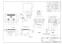リンナイ RHB71W22E2R-STW 13A 取扱説明書 商品図面 施工説明書 器具仕様書 グリル付ガスビルトインコンロ デリシア 商品図面1