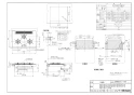 リンナイ RHS71W31E14VCSTW 13A 取扱説明書 商品図面 施工説明書 器具仕様書 デリシア グリル付ガスビルトインコンロ AC100V電源タイプ 商品図面1