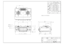 リンナイ RT34NJH7S-CL 13A 取扱説明書 商品図面 器具仕様書 ガステーブルコンロ スタンダードタイプ 商品図面1