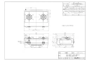 リンナイ RT64-2H6S-L 13A 取扱説明書 商品図面 器具仕様書 ガステーブルコンロ スタンダードタイプ 商品図面1