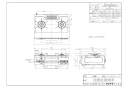 リンナイ RT64JH6S2-GL 13A 取扱説明書 商品図面 器具仕様書 ガステーブルコンロ スタンダードタイプ 商品図面1