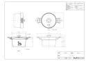 リンナイ RTR-500D 取扱説明書 商品図面 器具仕様書 5合炊き炊飯鍋 商品図面1